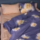 Простынь MirSon Сатин 22-1471 Golden Bloom 150х220 см (2200013312352) - изображение 1