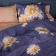 Простынь MirSon Сатин 22-1471 Golden Bloom 150х220 см (2200013312352) - изображение 3