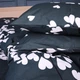 Простынь MirSon Бязь 17-0961 Dark Hearts 150х220 см (2200013257837) - изображение 2