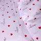 Простирадло MirSon Бязь 17-0963 Tiny Hearts 200x220 см (2200013258841) - зображення 5