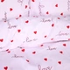 Простынь MirSon Ranforce Elite 17-0963 Tiny Hearts 150х220 см (2200013259084) - изображение 2