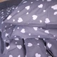 Простынь MirSon Бязь 17-0966 Hearts Story 180x220 см (2200013260479) - изображение 3