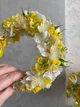 Обруч Віночок на голову Прикраса для волосся жовтого кольору 2703 - зображення 4