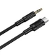 Аудіокабель Borofone BL25B Nice Type-C – AUX 3.5 мм 1 м чорний - изображение 6