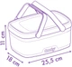 Zestaw naczyń Smoby Stitch koszyk piknikowy 2w1 16 elementów 760671 (3032163125167) - obraz 4