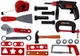 Zestaw narzędzi LeanToys dla majsterkowicza w walizce 22 elementów Czarny 511587 (1818910591575) - obraz 2