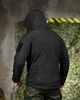 Куртка Silver Knight Windstoper Soft Shell на флісі чорна розмір S - зображення 2