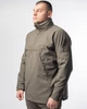 Анорак R-Military Storm на флісі з прихованим капюшоном олива розмір 4XL - изображение 3