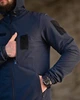 Куртка Thunderer ДСНС з капюшоном та липучками під шеврони темно-синя розмір 3XL - изображение 5