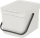 Відро для сміття Brabantia Sort & Go 6 л White 109706 (8710755109706) - зображення 1