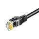 Патч-корд 3м UTP cat 6 RJ45 TopSpeed Ethernet Round Cable Black Essager (EXCWXY-JSC01) - зображення 4