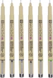 Zestaw linerów Sakura Pigma Micron 05 6 szt (8712079421762) - obraz 3