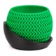 Кашпо h3li0 Echo Planter (Black/Green) 900 мл - изображение 1
