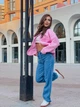 Куртка 281г1433 рожевий one size - зображення 3