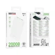 Power Bank BOROFONE BJ88A 20000 mAh УМБ Мобільна Батарея для телефону/смартфону Apple/Android/Samsung Білий - зображення 2