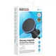 Автотримач BOROFONE BH224 Flash в дефлектор (магніт) з бездротовою зарядкою 15W Magsafe для iPhone Чорний - зображення 2