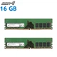 Оперативная память комплект 2 шт. Micron 16GB DDR4 2666MHz UDIMM для ПК (MTA8ATF1G64AZ) - изображение 1