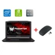 Игровой ноутбук Acer Predator PH315-51 / 15.6" (1920x1080) IPS / Core i7-8750H (6 (12) ядер по 2.2 - 4.1 GHz) / 16 GB DDR4 / 256 GB SSD + 1000 GB HDD / GeForce GTX 1060, 6 GB GDDR5, 192-bit / WebCam / Windows 10 б/у + Подарок Беспроводная мышь / USB - изображение 1