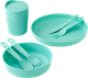 Zestaw naczyń Sea To Summit Passage Dinnerware Set dla 1 osoby 7 szt. Aqua Sea (STS ACK037051-120219) - obraz 1