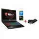 Ігровий ноутбук MSI GS63VR 7RF Stealth Pro / 15.6" (3840x2160) IPS / Core i7-7700HQ (4 (8) ядра по 2.8 - 3.8 GHz) / 16 GB DDR4 / 256 GB SSD NVMe + 2000 GB HDD /GeForce GTX 1060, 6 GB GDDR5 / WebCam / Win 10 Home б/в + Подарунок Флешка Kingston 64GB - зображення 1