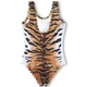 Закрытый купальник Molo Noelle Wild Tiger, цвет коричневый, размер 122 (8S26P512.5219) - изображение 3