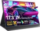 Монитор портативный 17.3" EVICIV 2K IPS 144 Гц - Уценка - изображение 1