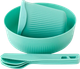 Zestaw naczyń Sea To Summit Passage Dinnerware Set dla 1 osoby 6 szt. Aqua Sea (STS ACK037051-120215) - obraz 2