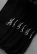 Носки мужские Staff черные с логотипом упаковка трех пар Staff black logo Универсальный (387861) - изображение 2