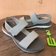 Босоніжки Crocs Sandal Light Grey/Slate Grey 39 (EU 39-40) сірі - зображення 1