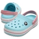 Крокси дитячі сабо Crocs Crocband Kids Ice Blue/White 25 блакитні - зображення 5