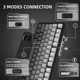 Механічна бездротова (Bluetooth + 2,4G) клавіатура з HOT SWAP Attack SHARK X85, 82 Key, RGB, Win/Mac OS, УКР/АНГЛ, Gradient Black/Чорна (X85GB) - зображення 7