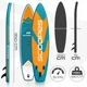 Надувна SUP дошка Scoopes Velo 350 см з веслом, сидінням, насосом та повним комплектом аксесуарів (112754) - изображение 7