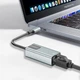Перехідник Earldom ET-NC2 USB Type-C на RJ45 Ethernet LAN мережева карта 100 Мбіт/с адаптер для ноутбука та планшета Space Gray (12 см) - изображение 2