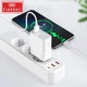 Мережевий зарядний пристрій Earldom ES-EU47 67W Turbo Charge USB-A + Кабель Type-C (QC 3.0/SuperVOOC) White - зображення 3