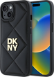 Панель DKNY Quilted Stack Logo для Apple iPhone 14 Black (DKHCP14SPQDSLK) - зображення 1