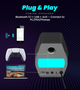 Ігрові колонки Edifier G2000 RGB Black: 32 Вт, Bluetooth 5.1, USB, AUX, 12 ефектів підсвічування, EQ режими - зображення 6