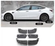 Комплект бризковиків Tesla Model 3 ( 6шт) - зображення 1