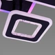 Люстра потолочная светодиодная с музыкальной колонкой и RGB подсветкой VALESO YZD1275 Черный - изображение 8