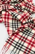 Чоловічий білий картатий вовняний шарф CHECK TWILL SCARF Gant OS 9920165 - изображение 3