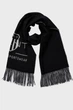 Чоловічий чорний шарф TONAL ARCHIVE WOVEN SCARF Gant OS 9920207 - зображення 1