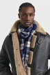 Чоловічий клітковий шарф WOOL CHECKED SCARF Gant OS 9920249 - зображення 2