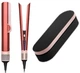 Фен-выпрямитель Airstrait Strawberry Bronze/Blush Pink с кейсом — выравнивание волос без перегрева - изображение 9