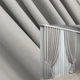 Комплект готовых штор VR-Textil Микровелюр Petek № 1832ш Светло-серый 100х270 см 2 шт (31-0019) - изображение 1