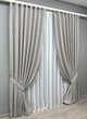 Комплект готовых штор VR-Textil Микровелюр Petek № 1832ш Светло-серый 100х270 см 2 шт (31-0019) - изображение 3