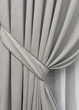 Комплект готовых штор VR-Textil Микровелюр Petek № 1832ш Светло-серый 100х270 см 2 шт (31-0019) - изображение 5
