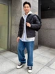 Куртка демисезонная мужская Uniqlo Pufftech 373683651 2XL Черная (1159859521) - изображение 3