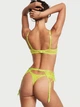 Комплект білизни з поясом Victoria's Secret Shine Strap Lace Push-Up Bra - 34C - M - Зелений - XS/S - зображення 4