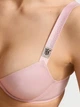Комплект білизни Victoria's Secret Scattered Shine Strap Lightly Lined Low-Cut Demi Bra - 34C - M - Рожевий - зображення 2