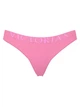 Трусики Victoria's Secret Logo Cotton Thong Panty - Розовый - M - изображение 4