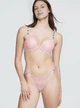 Комплект білизни Victoria's Secret Shine Strap Lace Push-Up Bra - 34C - M - Рожевий - зображення 1